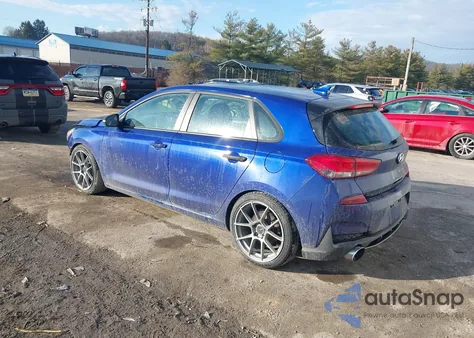 2019 Hyundai Elantra Gt N Line z USA, uszkodzony, nr VIN KMHH55LC4KU105851